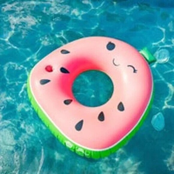 BigMouth Squishmallows Wanda the Watermelon & Tristan the Triceratops Pool Float - Picture 6 of 14